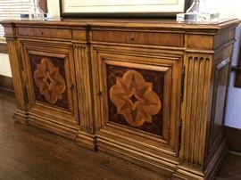 Ethan Allen Tuscany Marquetry Buffet