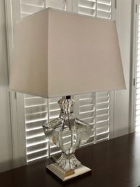 Contemporary Crystal/Glass Table Lamp