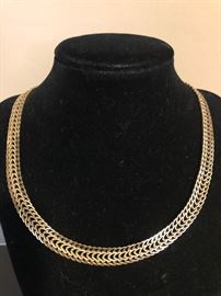 Italian 14K gold necklace