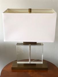 Ethan Allen Victoria Glass Lamp