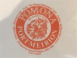 Set of Portmeirion England Pomona China