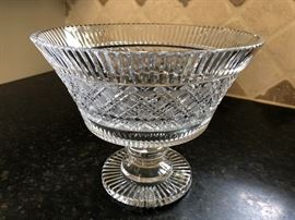 Waterford Cut Crystal Centerpiece/Console Bowl