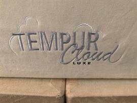 TempurPedic Cloud Luxe King-Size Mattress with Base