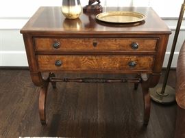 Pair of Ethan Allen Neoclassical Style Bedside/Side Tables