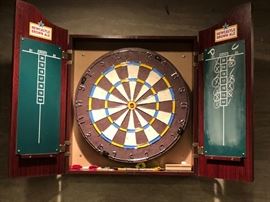 Newcastle Brown Ale Dart Board Set