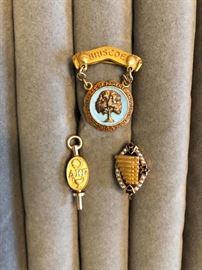 Vintage Fraternity and Club Pins