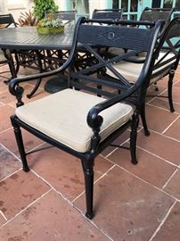 Frontgate “Carlisle” Patio Table and 8 Chairs