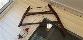 antique wood saw