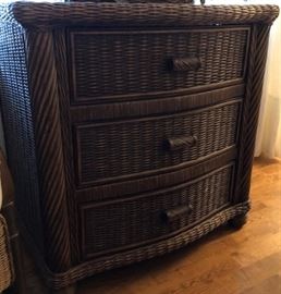 Wicker Dresser