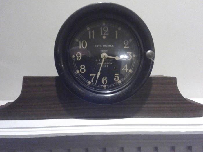 WWII Seth Thomas ships clock