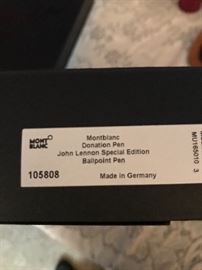 Montblanc John Lennon Special Edition Pen - Boxed. 