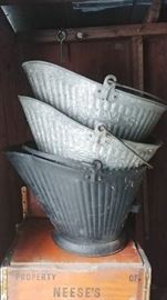 Nice Coal Buckets....Get em now to fill up your coal for Christmas