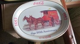 1983 Commemorative Coca Cola / Kroger Trays  
