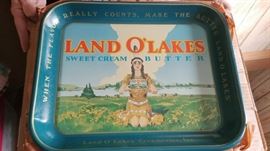 Vintage Land O'Lakes Trays