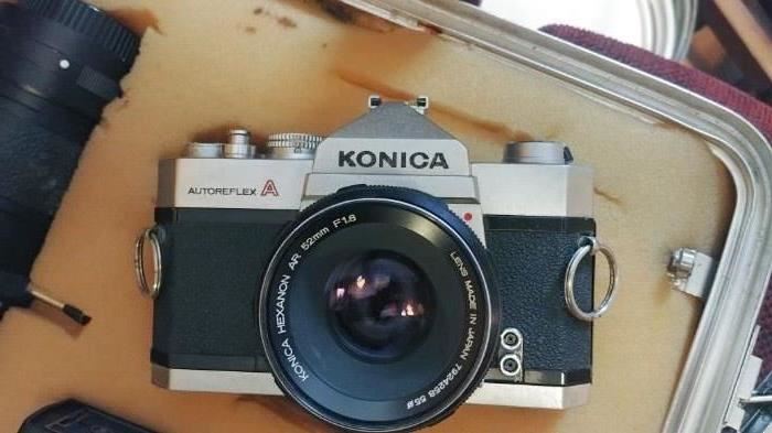 Konica 35mm Camera Set