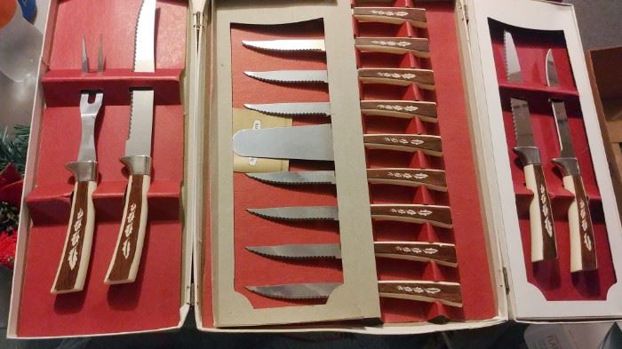 19 Piece Treasure Chest Knife Set NOS