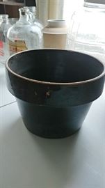  Vintage Brown Pottery Bowl