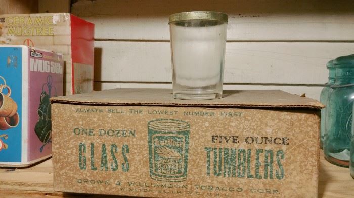 Tube Rose Glass Tumblers