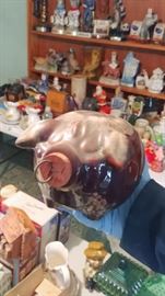 Corky Pig Ceramic Bank