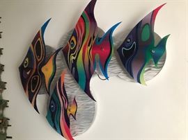 Wall fish. Large with background lighting 