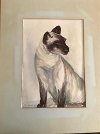 Siamese Cat by Ruth Warner