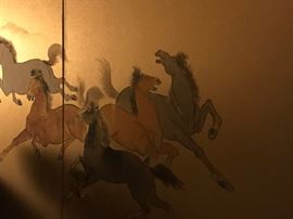 Horses on silk 