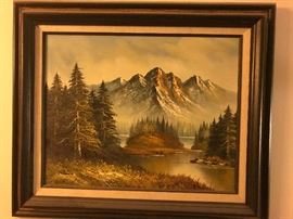 Mountain painting by Antonio 