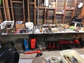 Garage tools, etc 