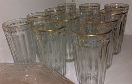 Set of twelve Heisey drinking glasses