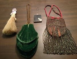 Antique purses and accessories