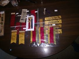 Zenobia Shriner, and other Toledo ribbons