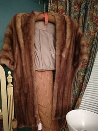 Mink cape by Roth furs of Toledo