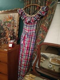 Vintage plaid dress