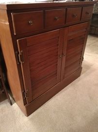 Solid wood cabinet