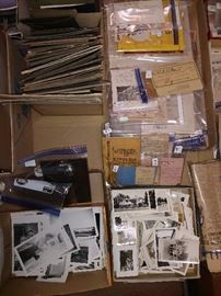 More photographs and booklets and paper ephemera