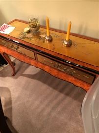 Asian themed console table