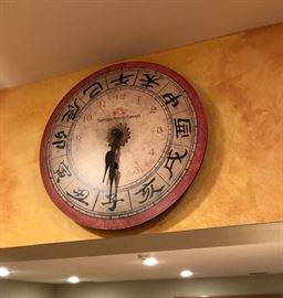 Unique asian style clock
