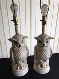 Pair of owl lamps https://ctbids.com/#!/description/share/76777