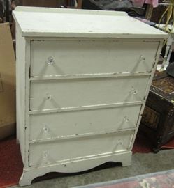 Home crafted small four drawer chest. ca 1930's
