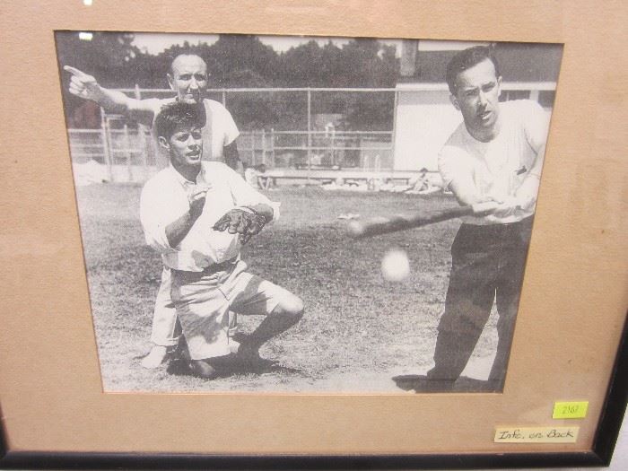 Phote Kennedy and other polititions playing baseball