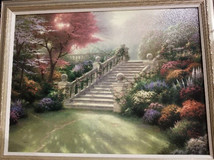 Thomas Kinkade "Stairway to Paradise "