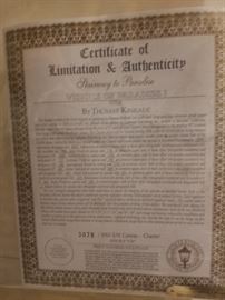 Kinkade Certificate
