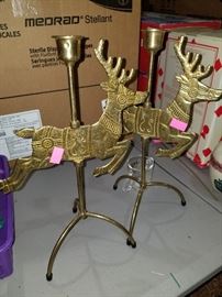 Reindeer candle holders