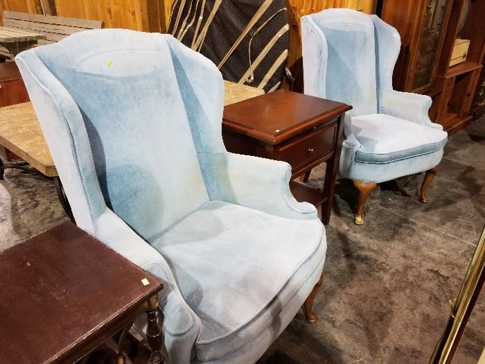 Hickory Wingback Chairs