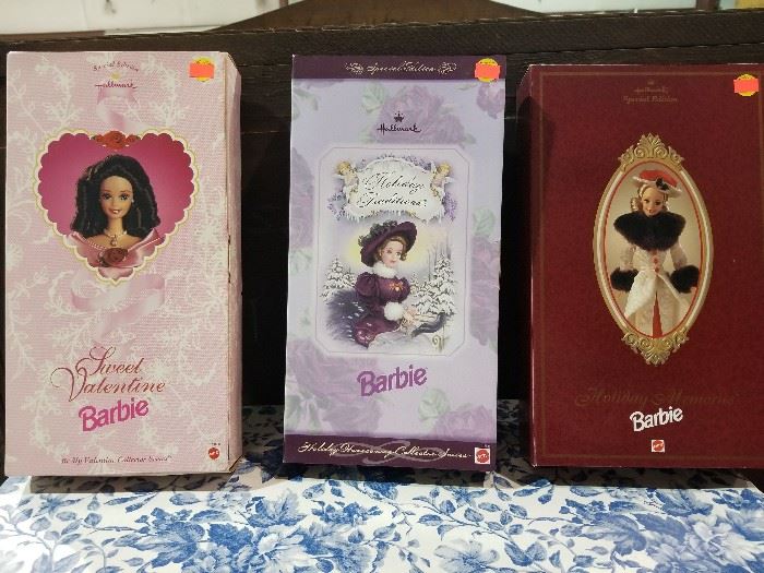 Barbies:  Sweet Valentine, Holiday Traditions and Holiday Memories