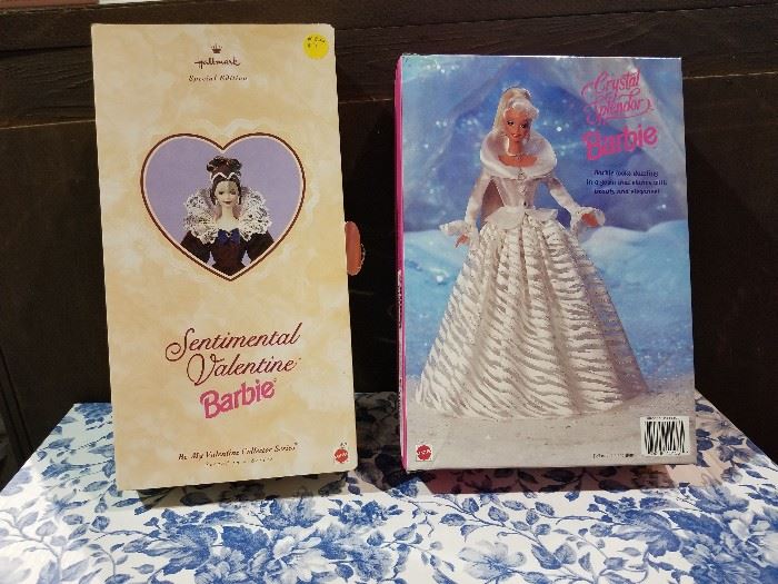 Sentimental  Valentine Barbie and Crystal Splendor Barbie
