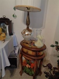 table & lamp
