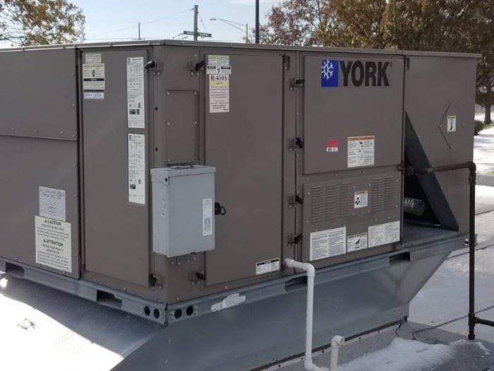 York Central Air Conditioner Heating Rooftop uni ...
