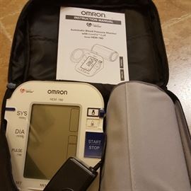 Omron blood pressure monitor.