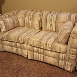 Beautiful Southwest-style loveseat with matching couch.